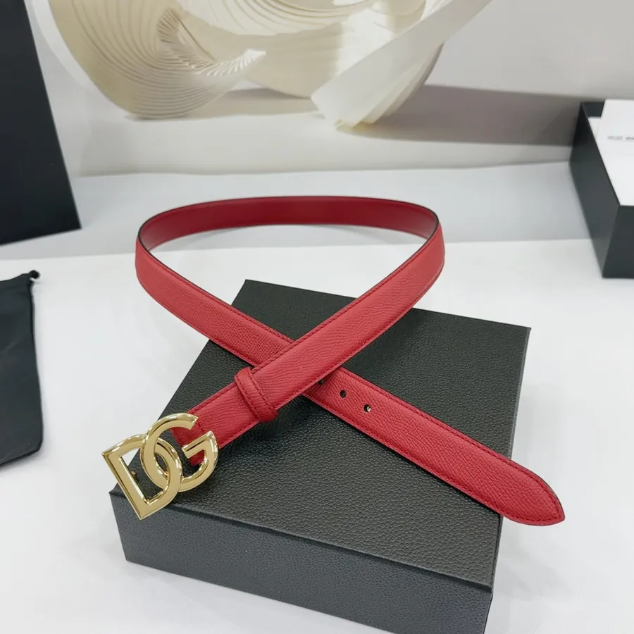 2.5cm D&G Belt in Full Grain Leather