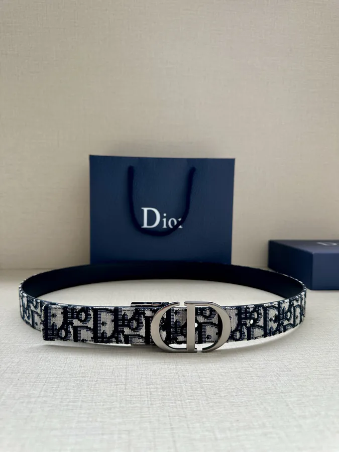 30mm Montaigne Belt Inspired by Handbag, Reversible Design