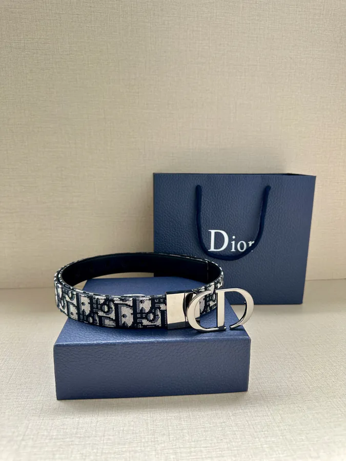 30mm Montaigne Belt Inspired by Handbag, Reversible Design