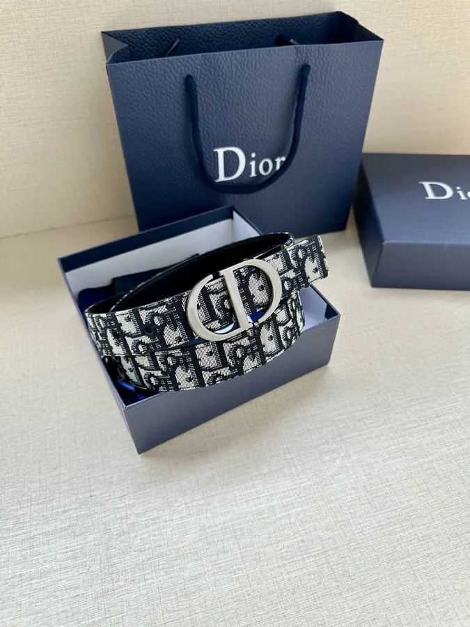 30mm Montaigne Belt Inspired by Handbag, Reversible Design