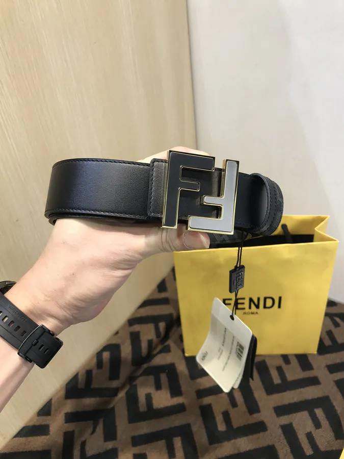 F Style Belt with Engraved Buckle