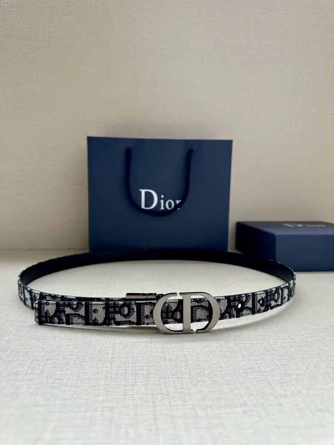 20mm Montaigne Belt Inspired by Handbag, Reversible Design
