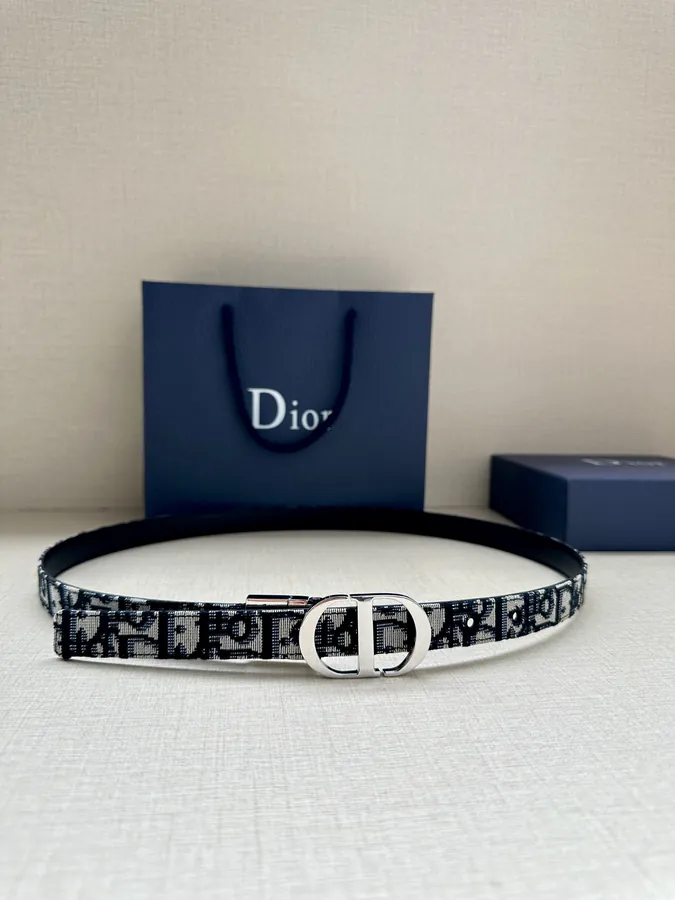 20mm Montaigne Belt Inspired by Handbag, Reversible Design