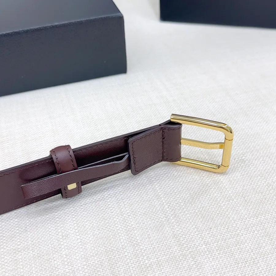 D&G Belt in 3.0cm Width, Premium Full Grain Leather