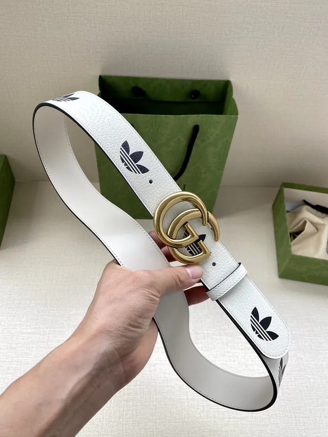 X Collaboration Belt with Trefoil Print