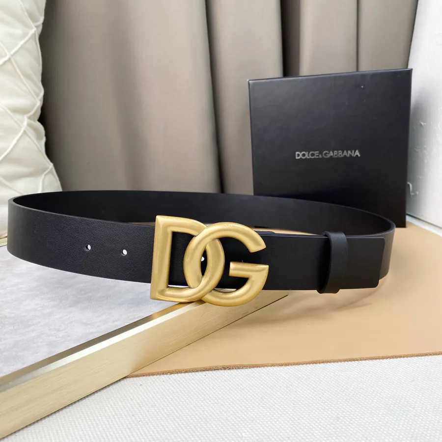 D&G Classic Letter Buckle Belt