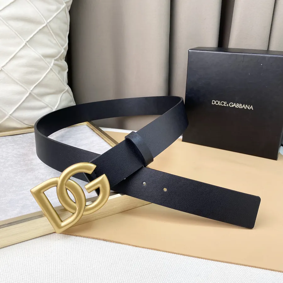 D&G Classic Letter Buckle Belt