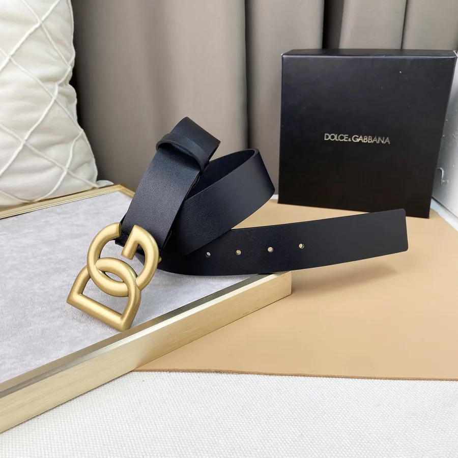D&G Classic Letter Buckle Belt