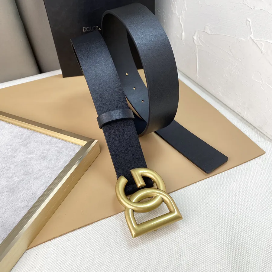 D&G Classic Letter Buckle Belt