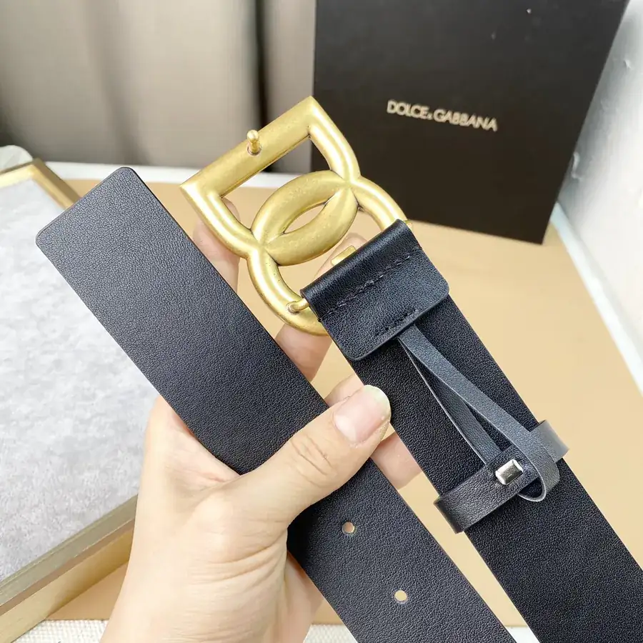 D&G Classic Letter Buckle Belt