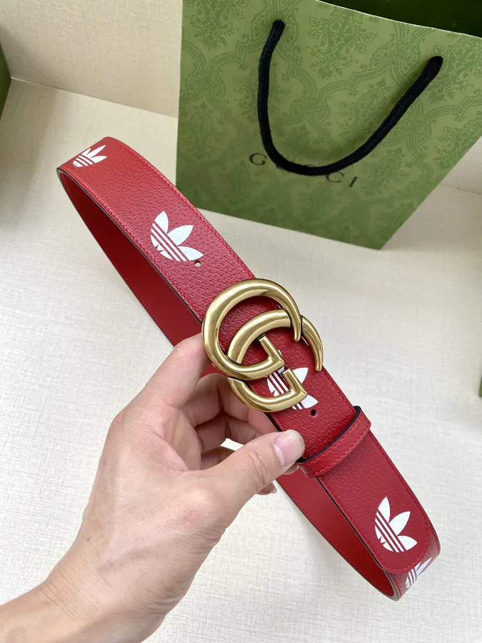 X Collaboration Belt with Trefoil Print