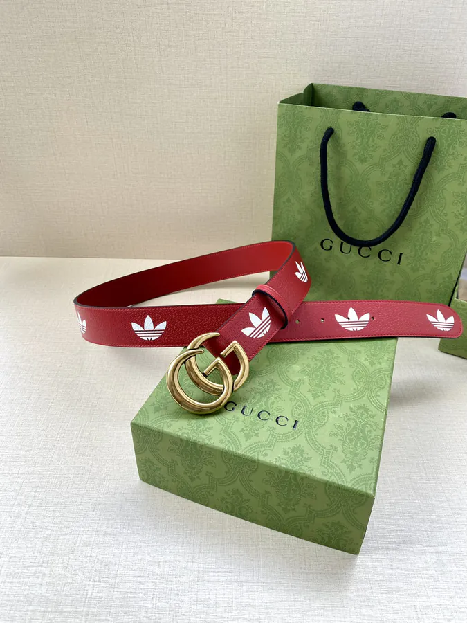 X Collaboration Belt with Trefoil Print