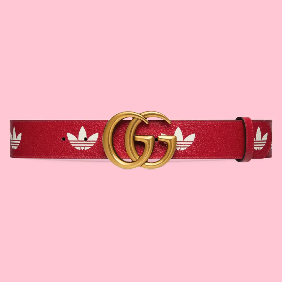 X Collaboration Belt with Trefoil Print