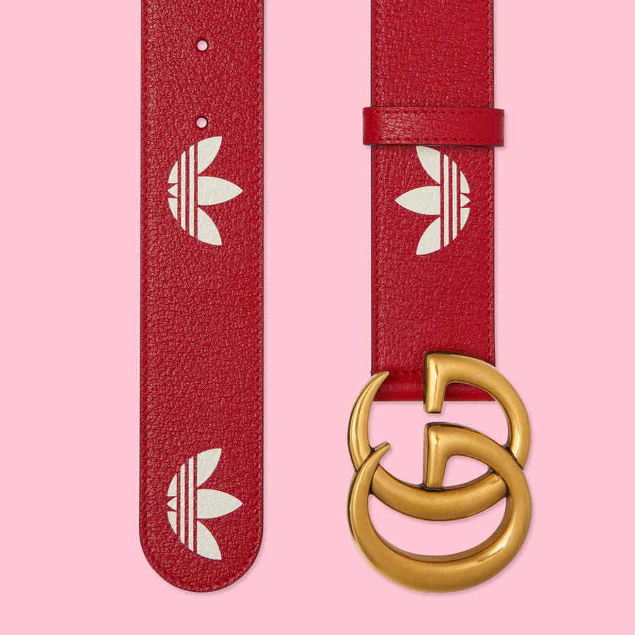X Collaboration Belt with Trefoil Print