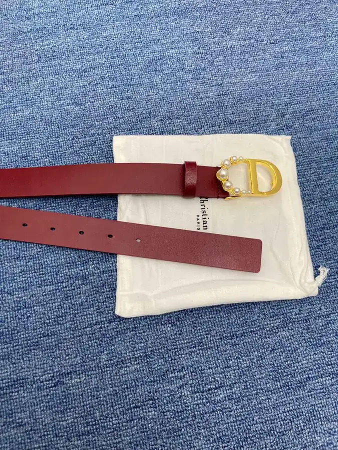 30 Montaigne Belt in Black Smooth Calfskin