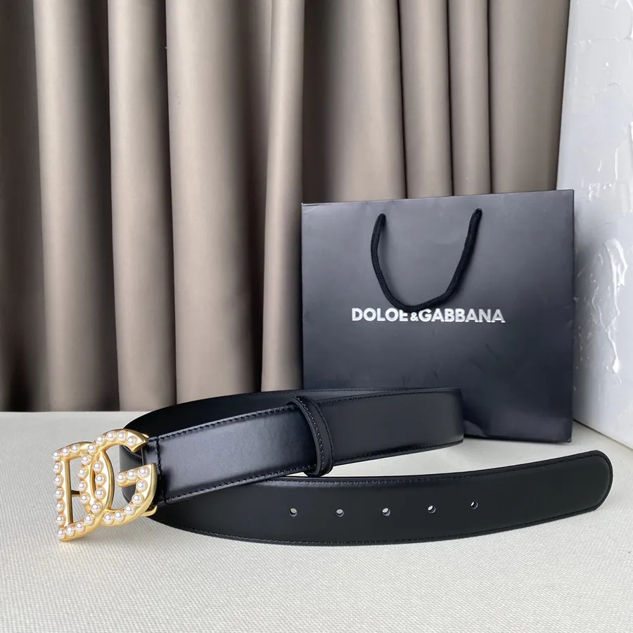 D&G Classic Letter Closure Belt
