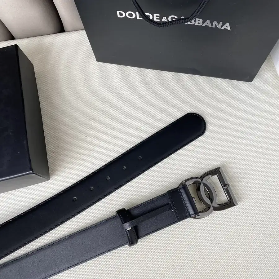 D&G Classic Letter Buckle Belt