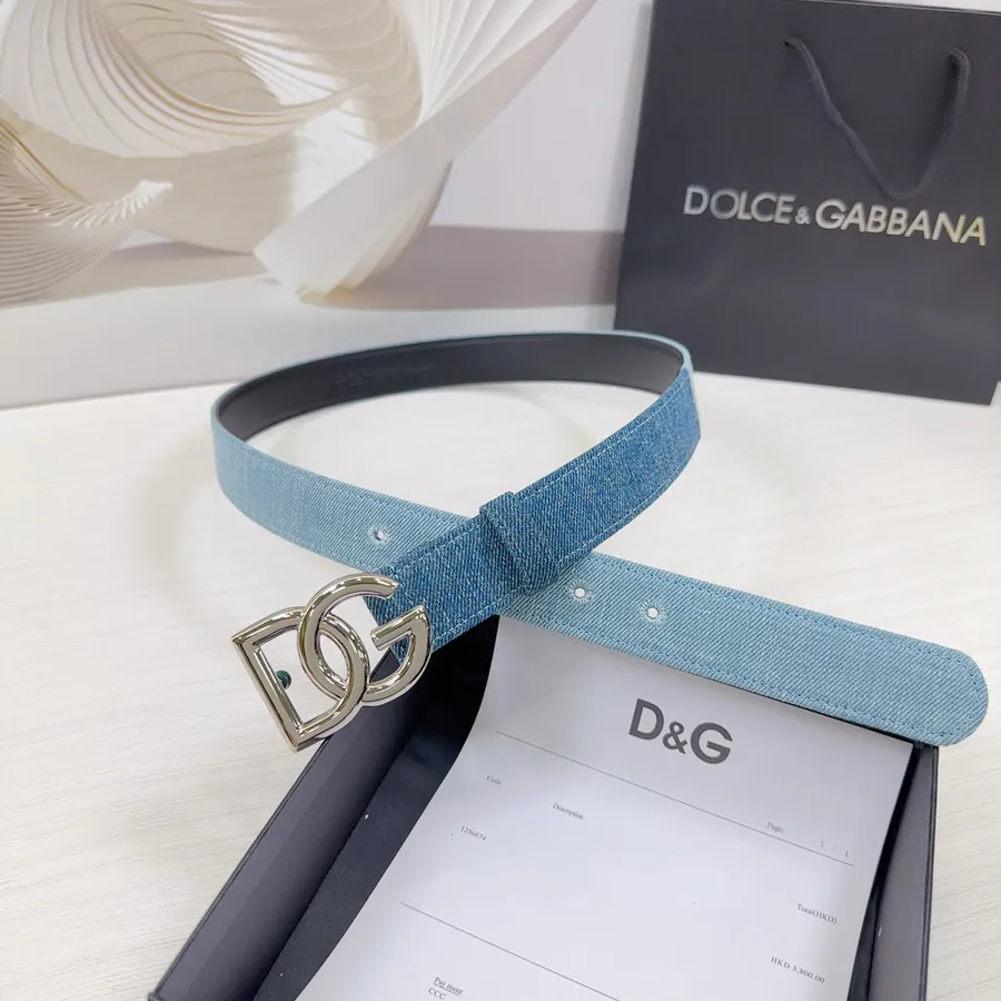 D&G Duolingo Belt in 3.0cm Width