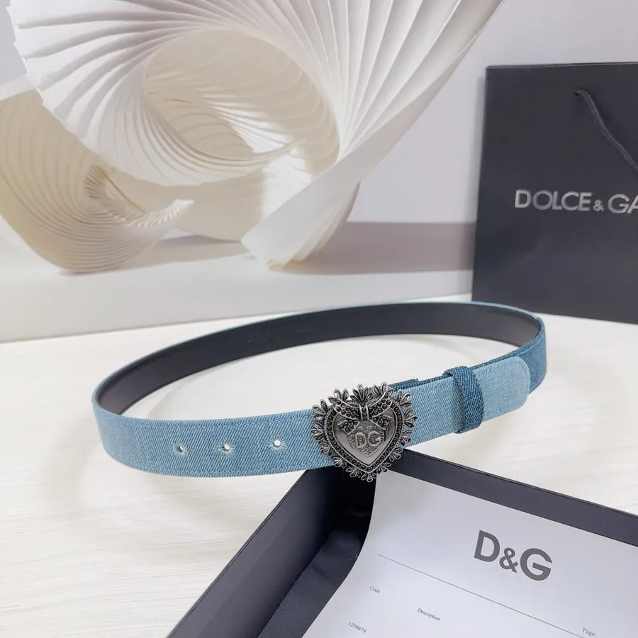 D&G Duolingo Belt in 3.0cm Width