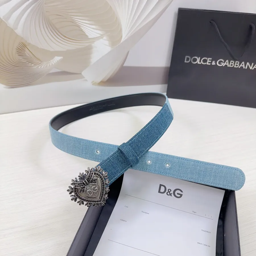 D&G Duolingo Belt in 3.0cm Width