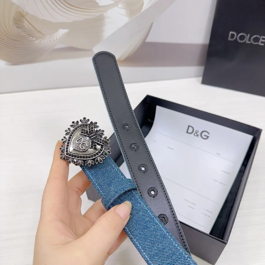 D&G Duolingo Belt in 3.0cm Width