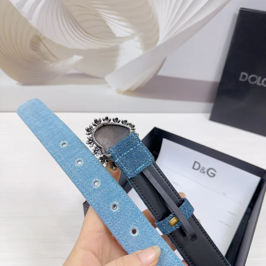 D&G Duolingo Belt in 3.0cm Width