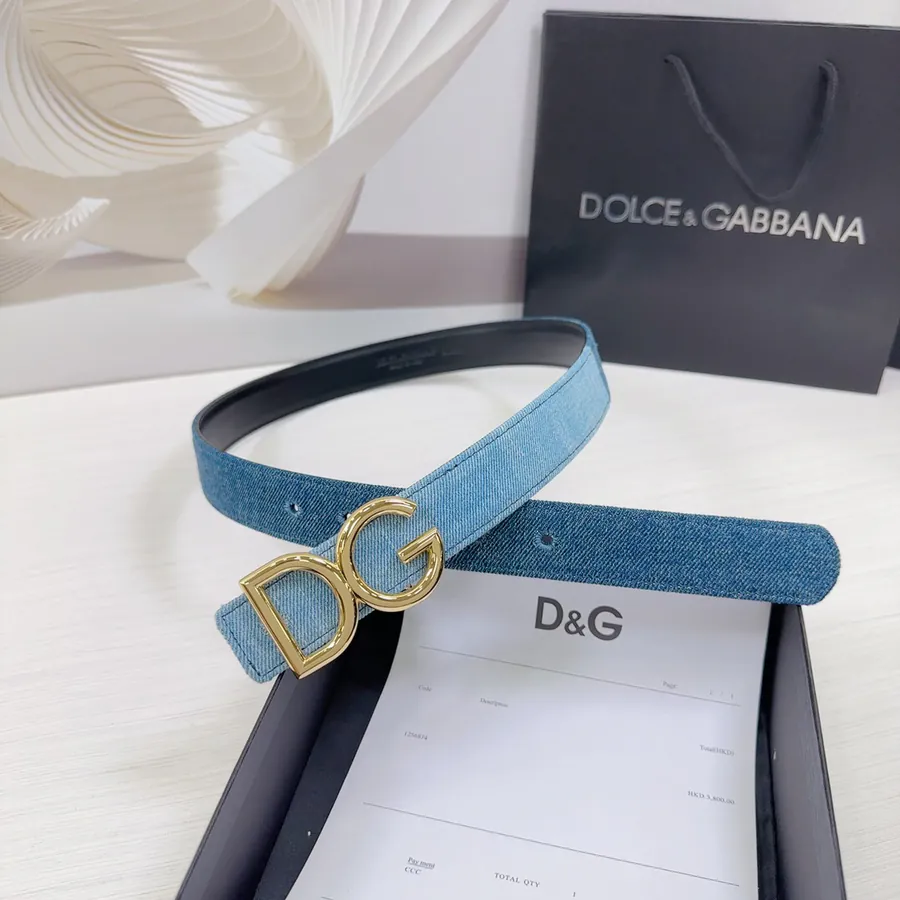 D&G Duolingo Belt in 3.0cm Width