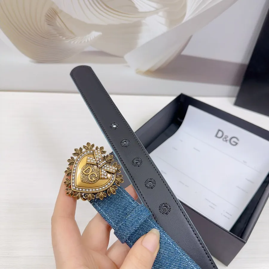 D&G Duolingo Belt in 3.0cm Width