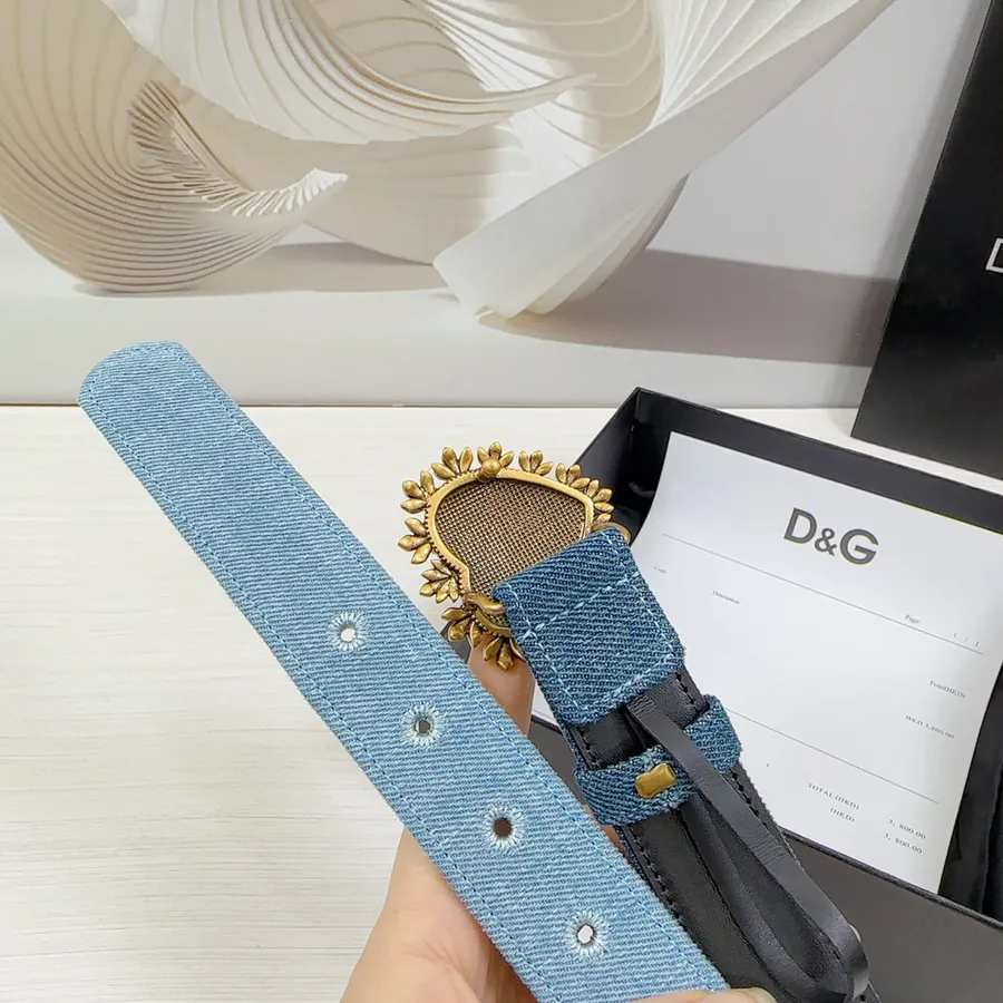 D&G Duolingo Belt in 3.0cm Width