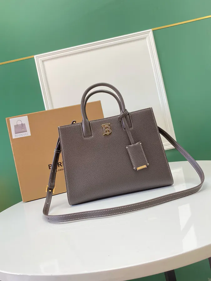 Thomas Burberry Tote Bag with 27cm Vertical Handle