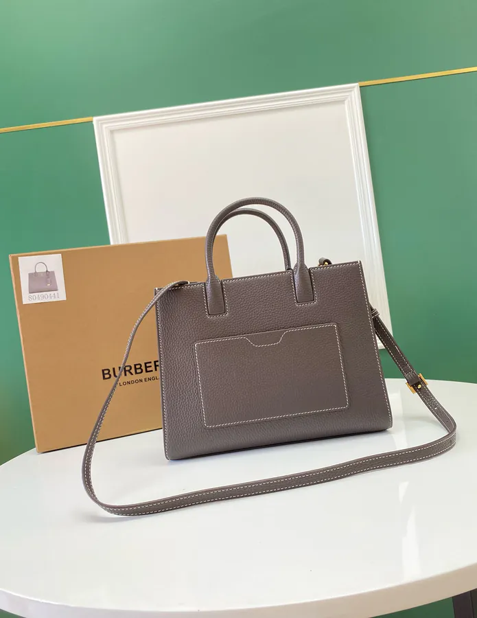 Thomas Burberry Tote Bag with 27cm Vertical Handle