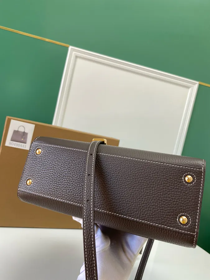 Thomas Burberry Tote Bag with 27cm Vertical Handle