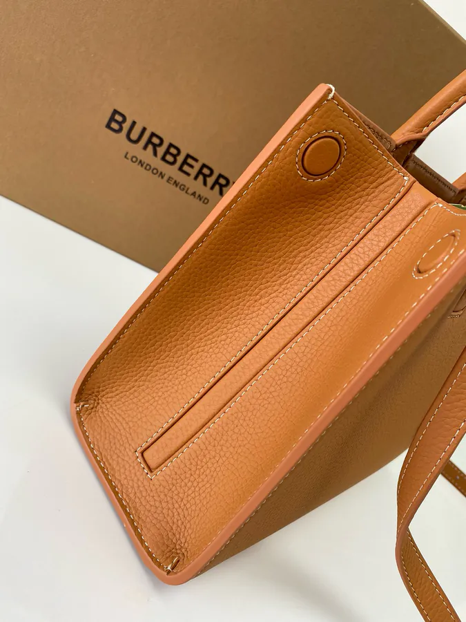 Thomas Burberry Tote Bag with 27cm Vertical Handle