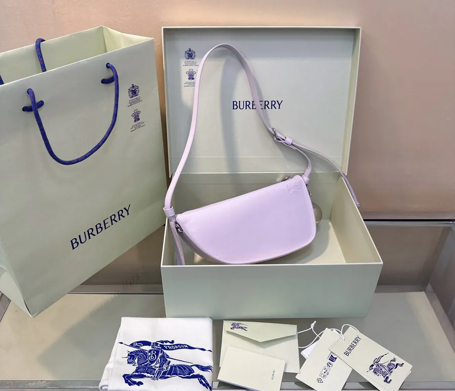 B Brand New Shoulder Bag Folded Shield Design