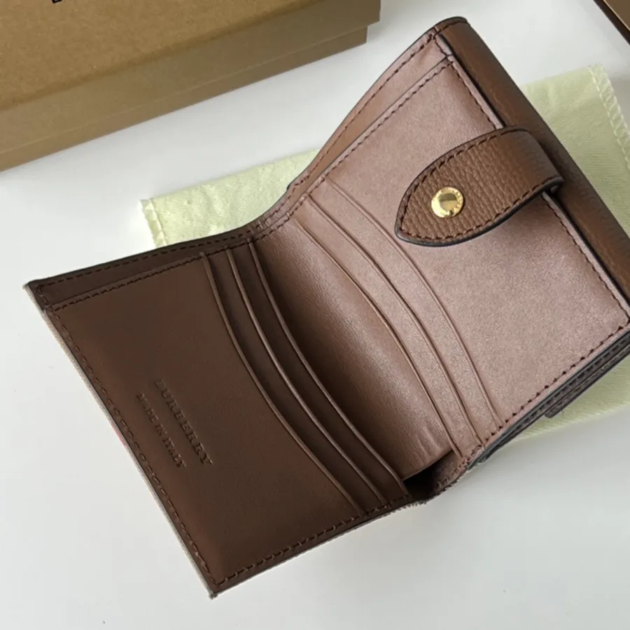 P220 House Checkered Leather Wallet