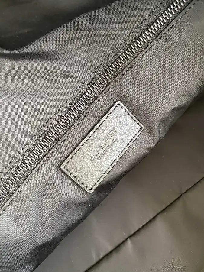 BBR Travel Bag with Nylon and Grained Calfskin
