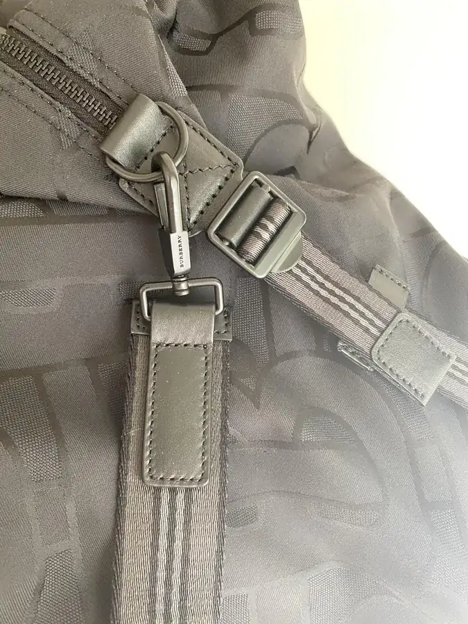 BBR Travel Bag with Nylon and Grained Calfskin