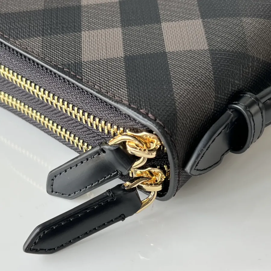 P320 London Check Double Zip Tote