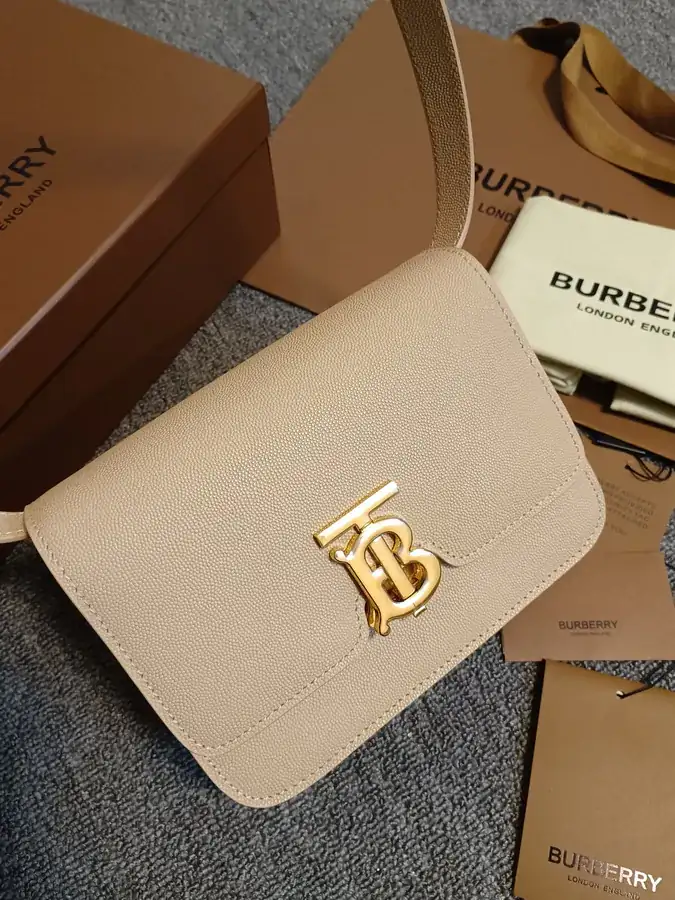 Grained Calfskin B Style Shoulder Bag