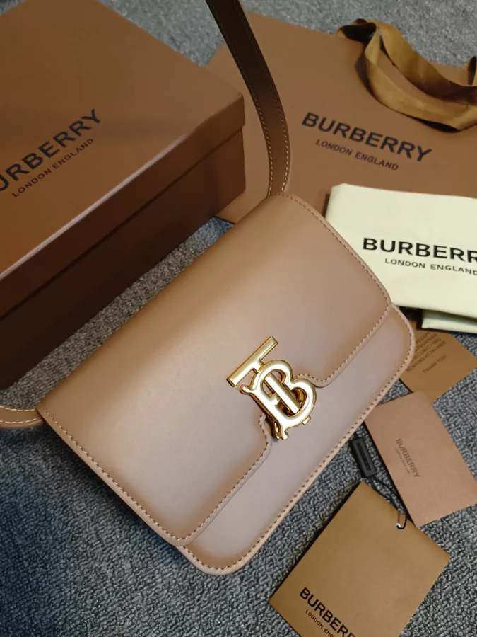 TB Small Number Exclusive Leather Clasp Tote