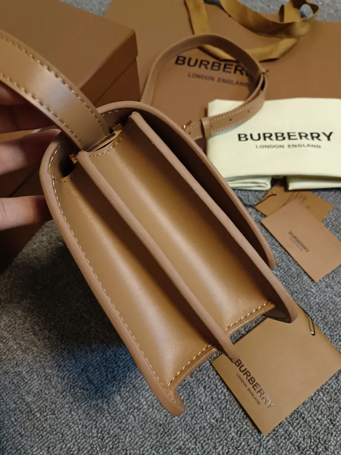TB Small Number Exclusive Leather Clasp Tote