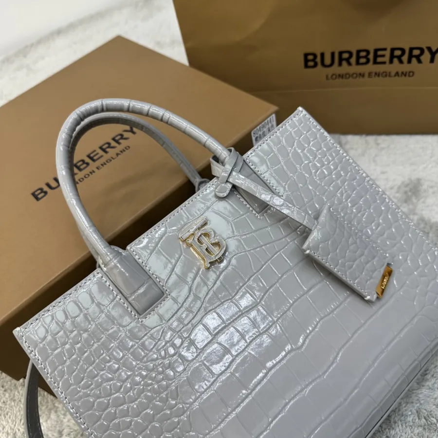 Thomas Signature Tote Bag in Grained Calfskin