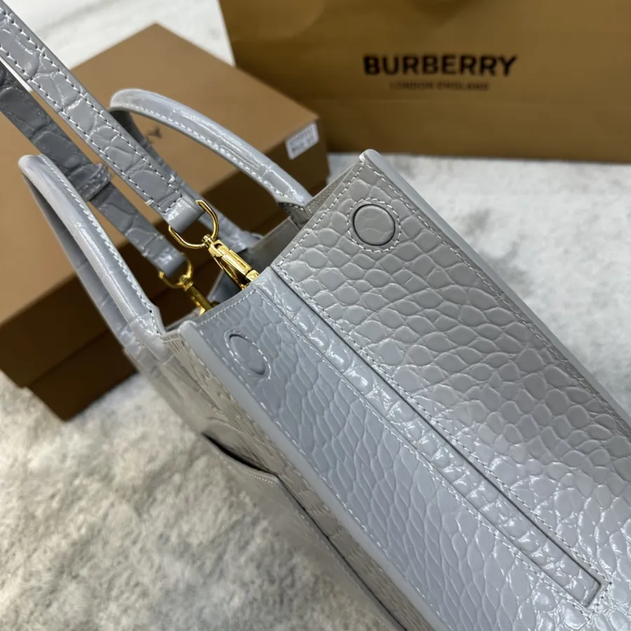 Thomas Signature Tote Bag in Grained Calfskin