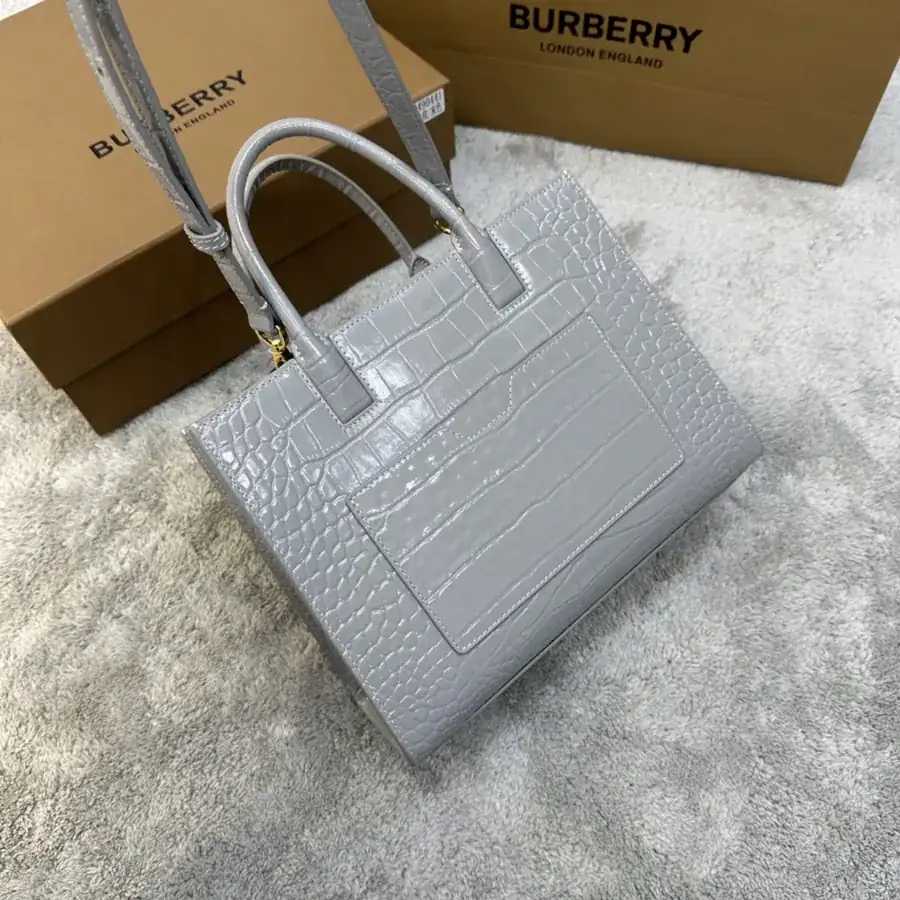 Thomas Signature Tote Bag in Grained Calfskin