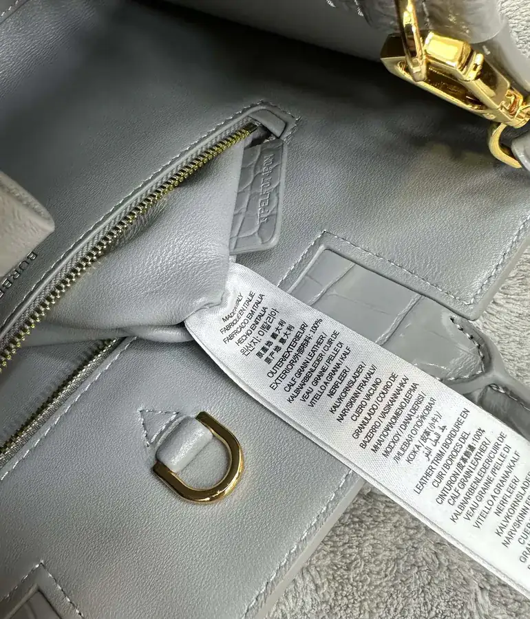 Thomas Signature Tote Bag in Grained Calfskin