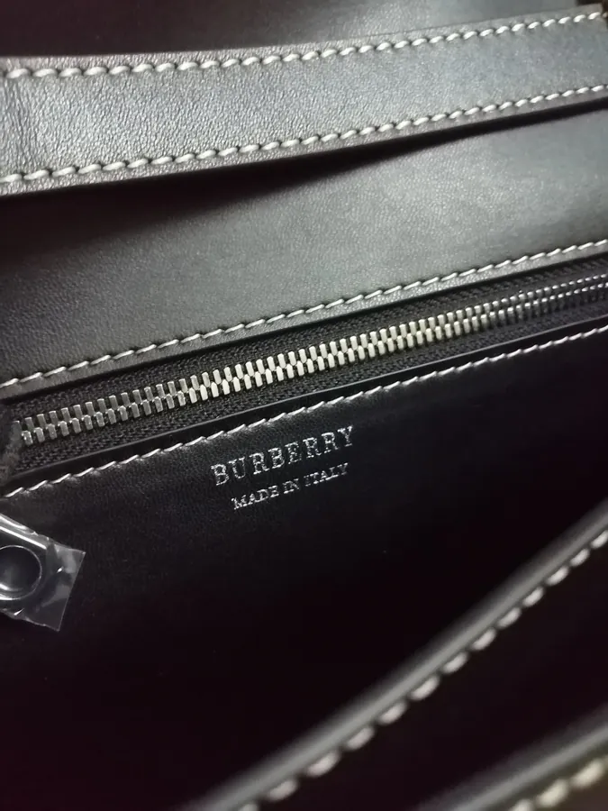 Thomas Bur Inspired Tote with Dual Color Canvas and Leather Buckle