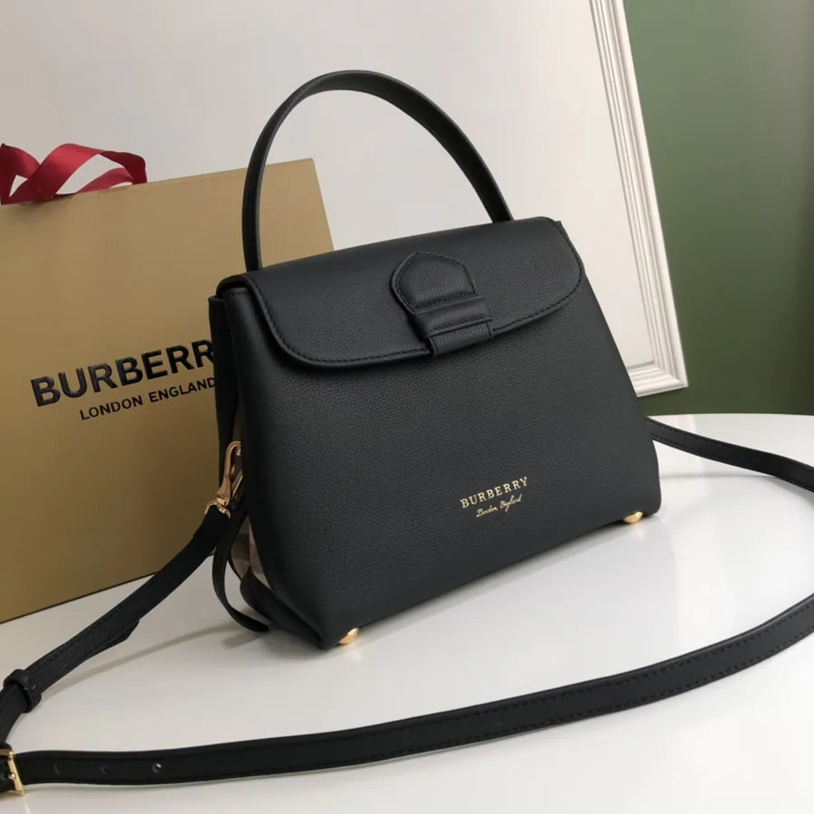 B House Tote in Grained Calfskin