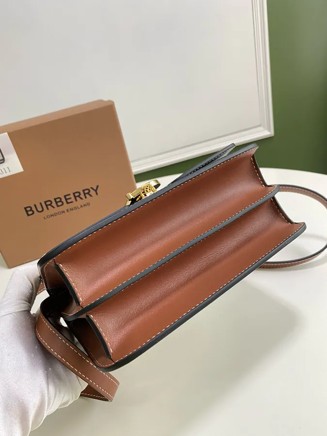 Thomas Bur Exclusive Identifier Dual Tone Canvas and Leather Zip Tote