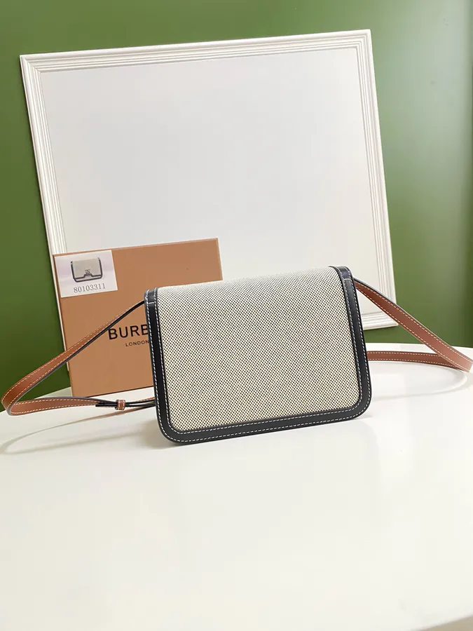 Thomas Bur Exclusive Identifier Dual Tone Canvas and Leather Zip Tote
