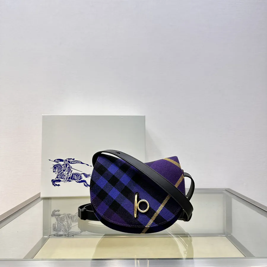 B House New Stand Tall Bag in Grained Calfskin